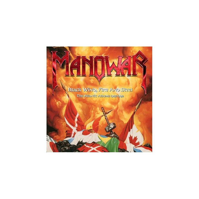 MANOWAR - "Black Wind, Fire And Steel - The Atlantic Albums 1987-1992" 3CD BOXSET